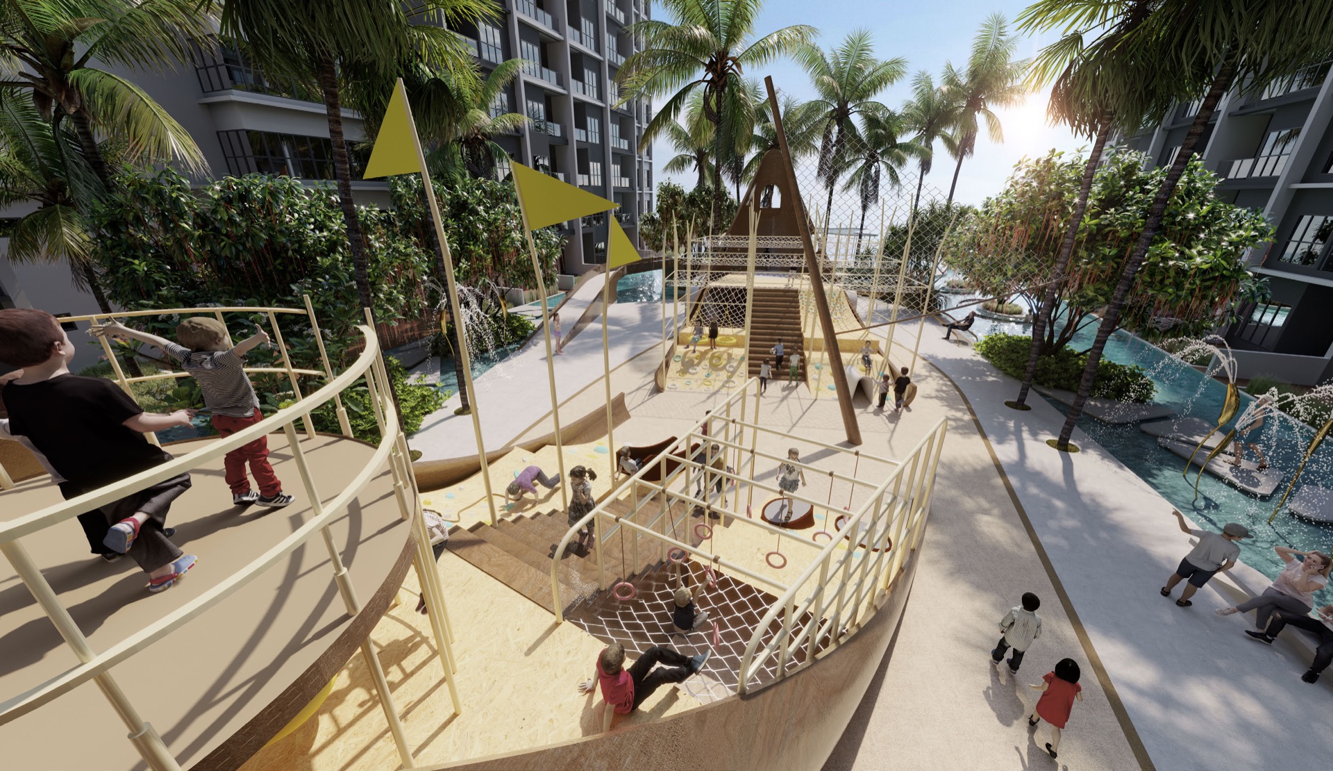 Artist's impression of family facilities at COVE Residence Melaka